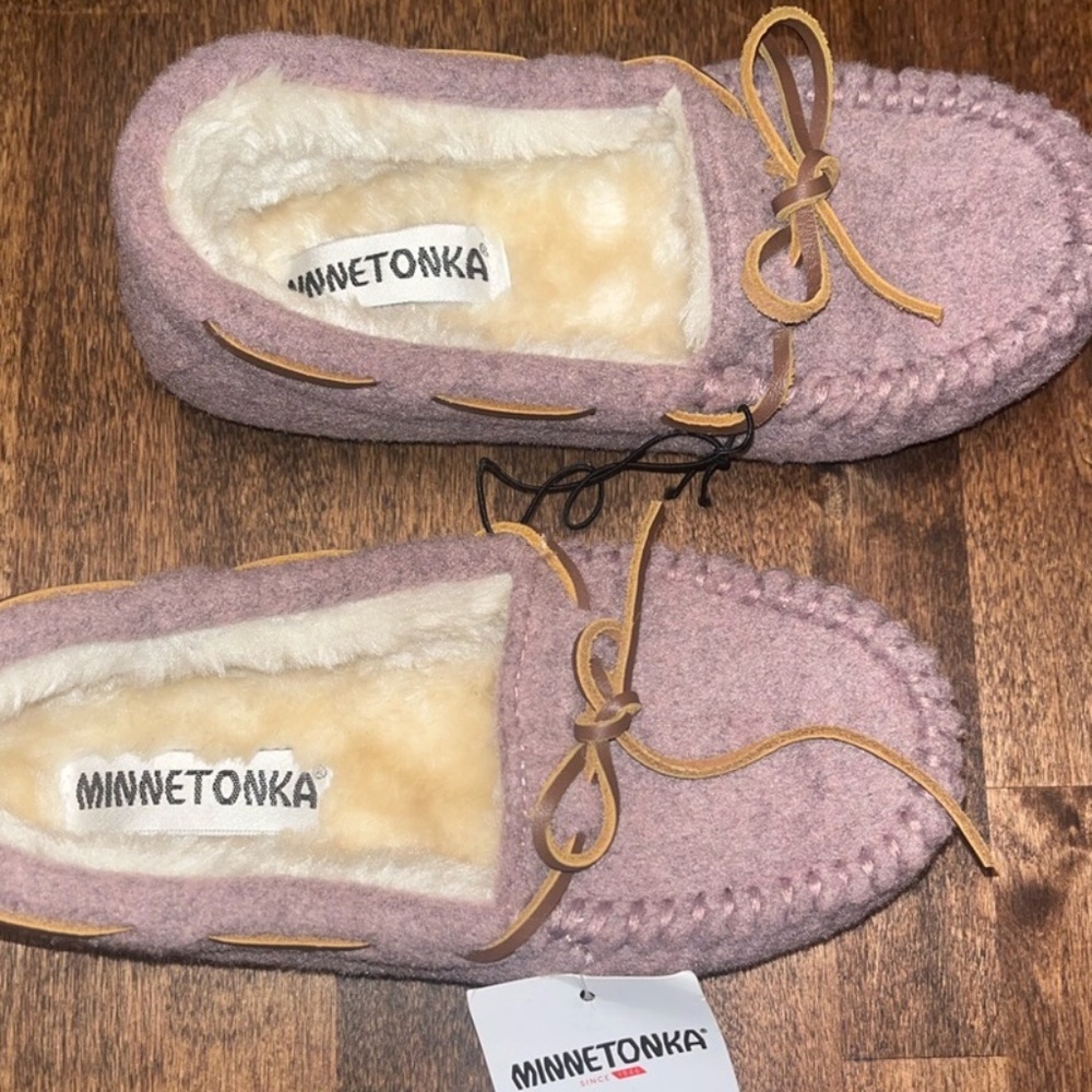 Minnetonka Petra Trapper in Cinnamon Girls sz 5